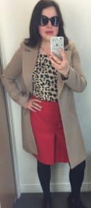 Leopard print knit top by Mint Velvet