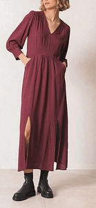 Indi & Cold midi dress in plum
