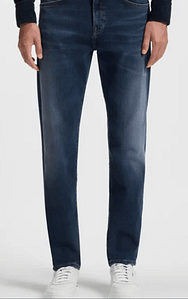 dark denim regular fit jeans