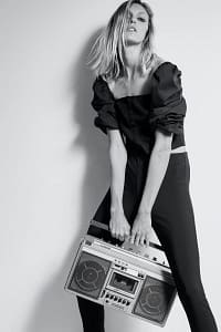 Puff sleeve top by Zara