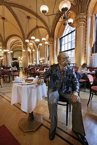 Peter Altenberg at Café Central