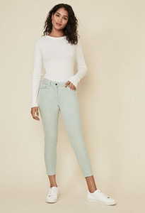 Cropped skinny jeans by oasis