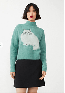 Cat motif knitwear by  & Other Stories