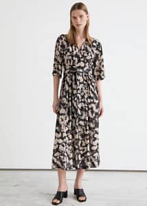 Wrap midi dress by & other stories