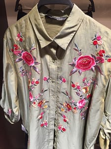 embroidered shirt