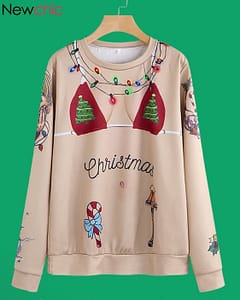 Bikini print sweatshirt by New Chic