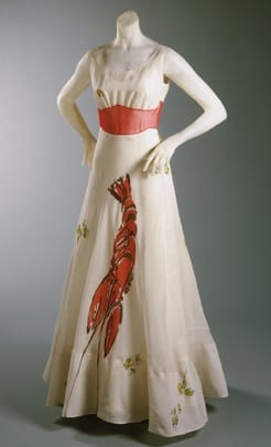 Elsa Schiaparelli's lobster dress 1937