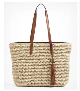 Straw tote bag by Ralph Lauren