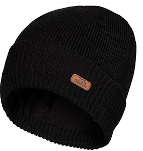 Black beanie hat by Trespass.ie