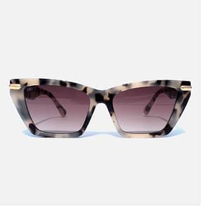 Tortoiseshell cat-eye sunglasses by Mantra Official