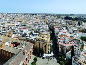 Panoramic view of Seville