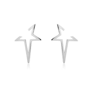 Age of Aquaria silver earrings by Cosmic Boulevard