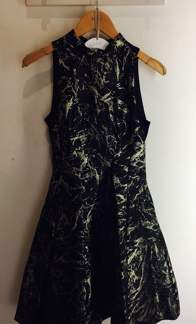 Venus Marble Jacquard dress