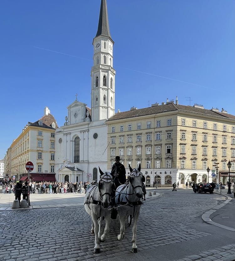 Old world Vienna at Michaelerplatz