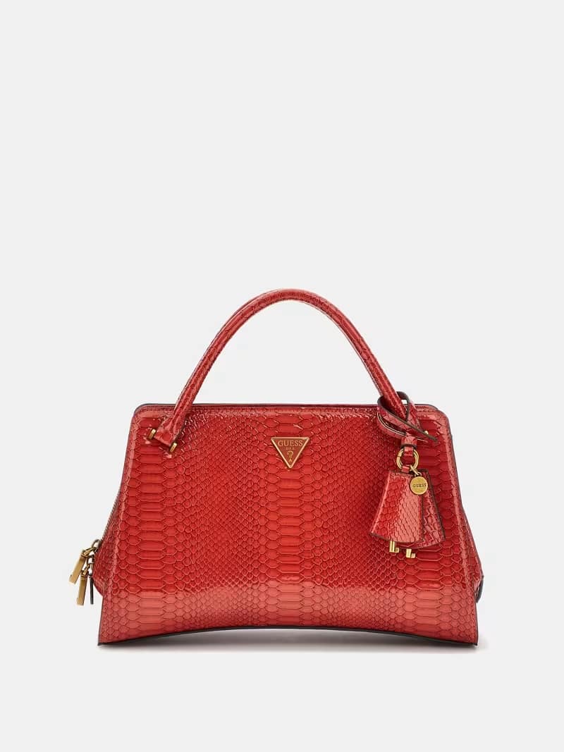 Georgina python print handbag by Guess