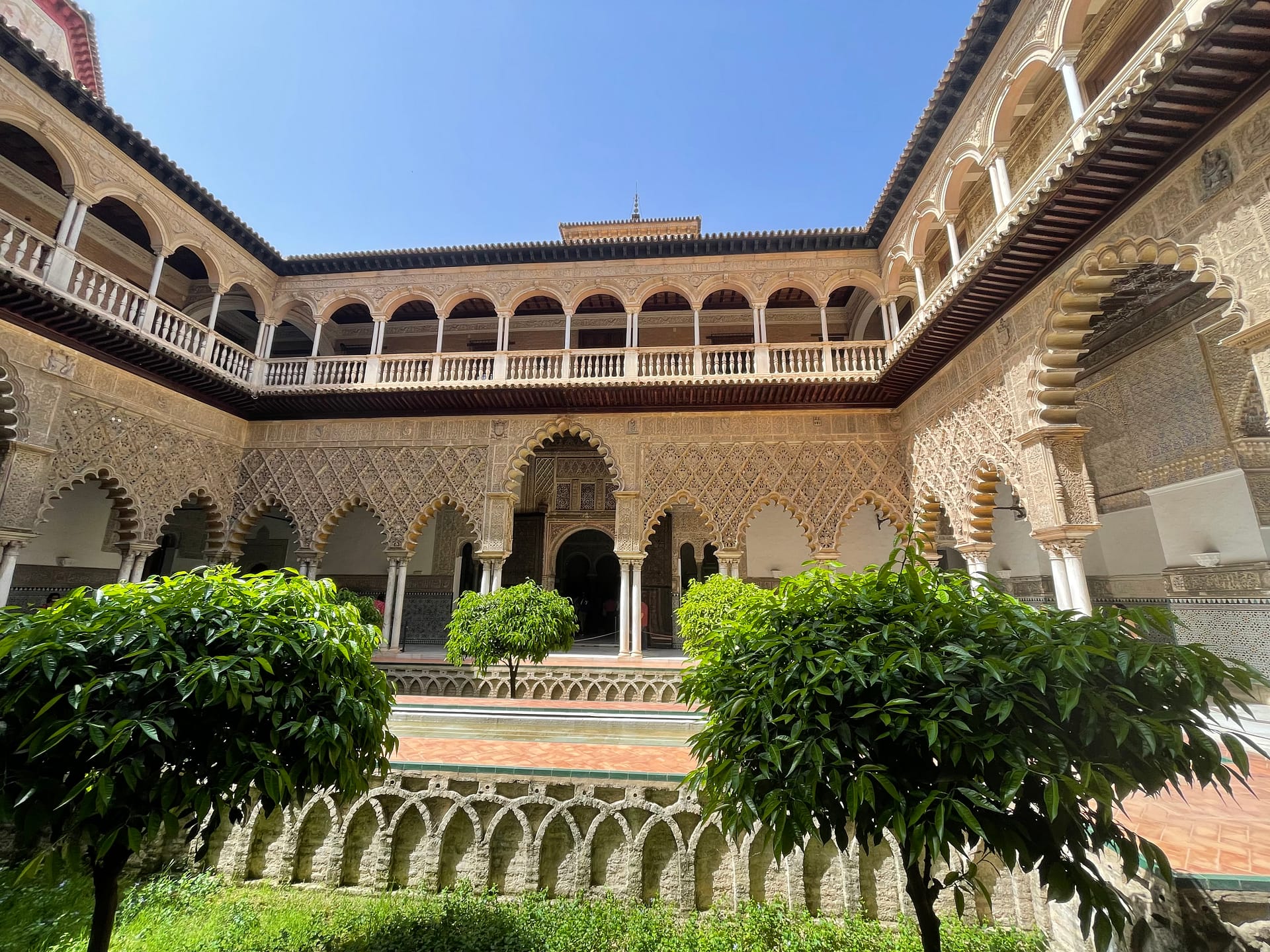 Courtyard at Real Alcazar