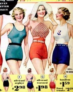 1930s swimwear ad